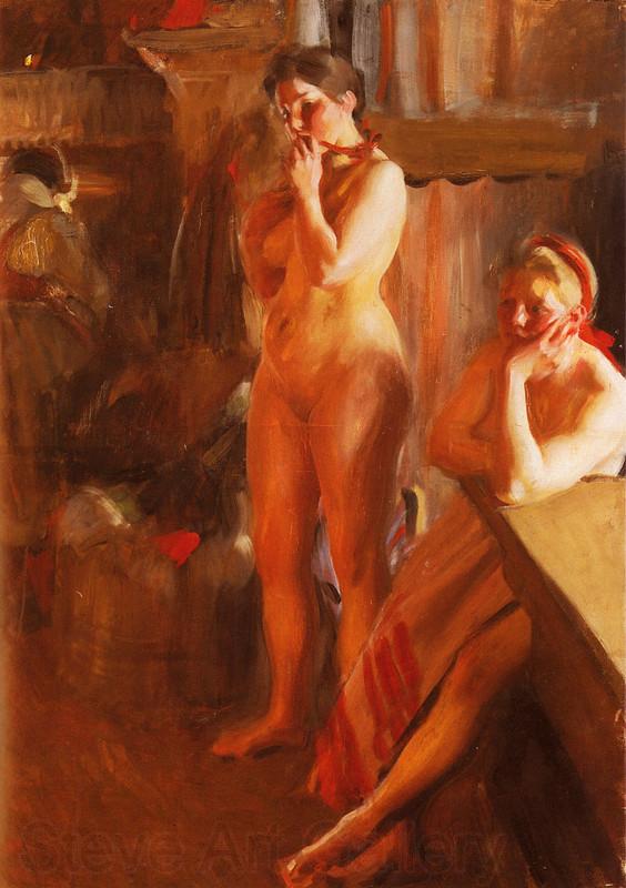 Anders Zorn Eldsken Spain oil painting art